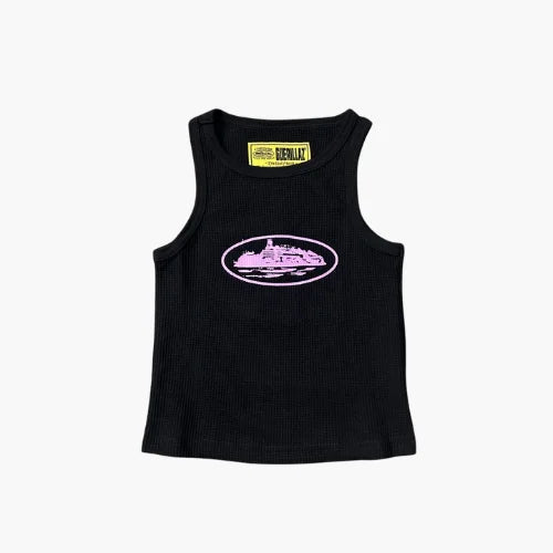 Corteiz Alcatraz Tank Top Black Pink
