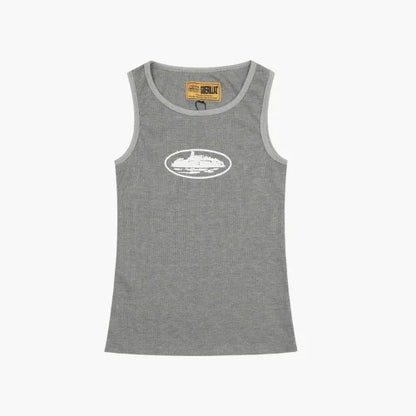 Corteiz Alcatraz Tank Top Grey