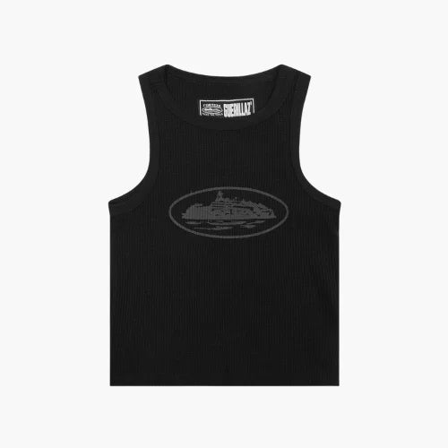 Corteiz Alcatraz Tank Top triple Black