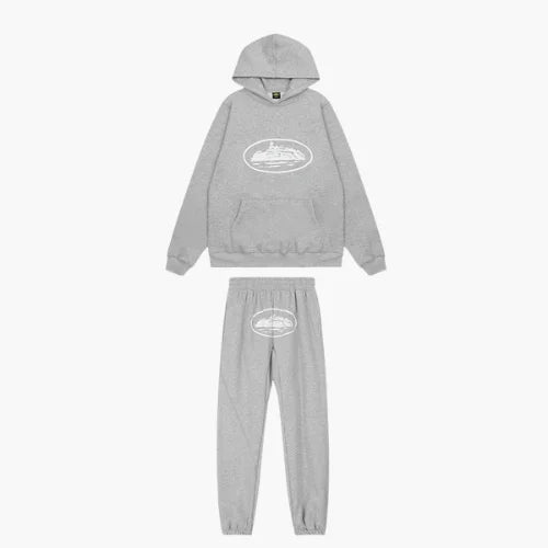 Corteiz Alcatraz Tracksuit Grey