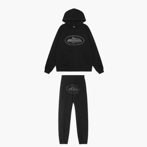 Corteiz Alcatraz Tracksuit Triple Black