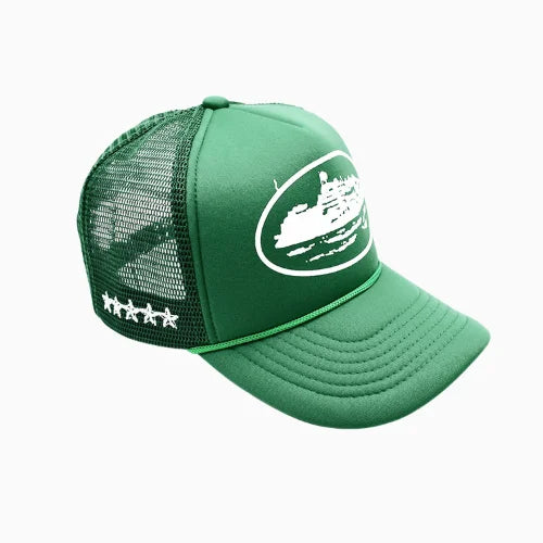 Corteiz Alcatraz Trucker Hat Green - image 3