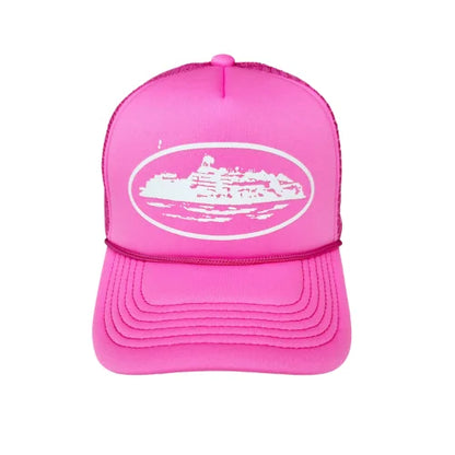 Corteiz Alcatraz Trucker Hat Pink