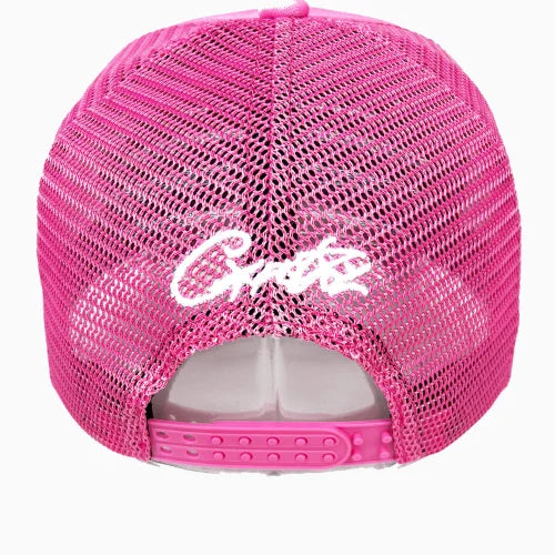 Corteiz Alcatraz Trucker Hat Pink - image 3