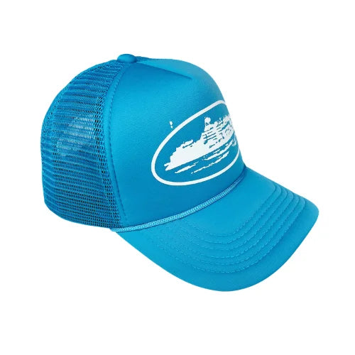 Corteiz Alcatraz Trucker Hat Royal Blue - image 2