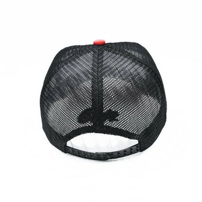 Corteiz Alcatraz Trucker Hat White Red - image 4