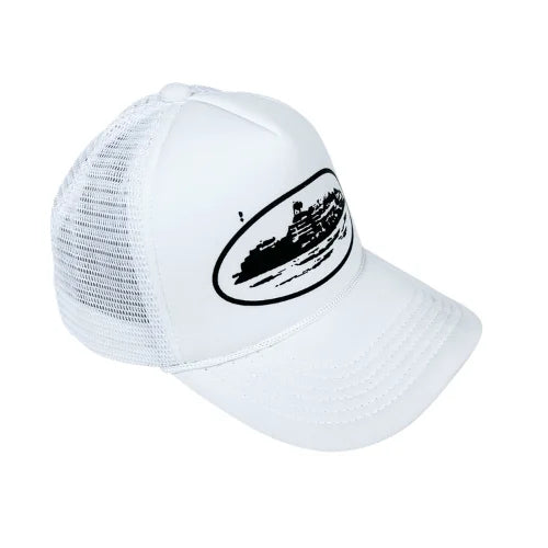 Corteiz Alcatraz Trucker Hat White - image 2