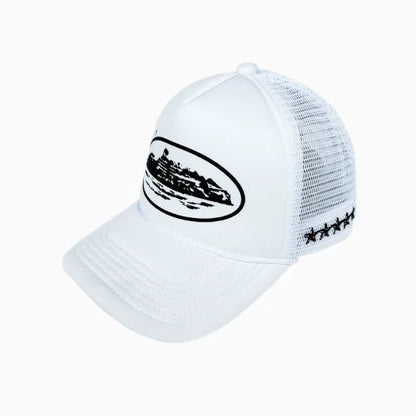 Corteiz Alcatraz Trucker Hat White - image 3