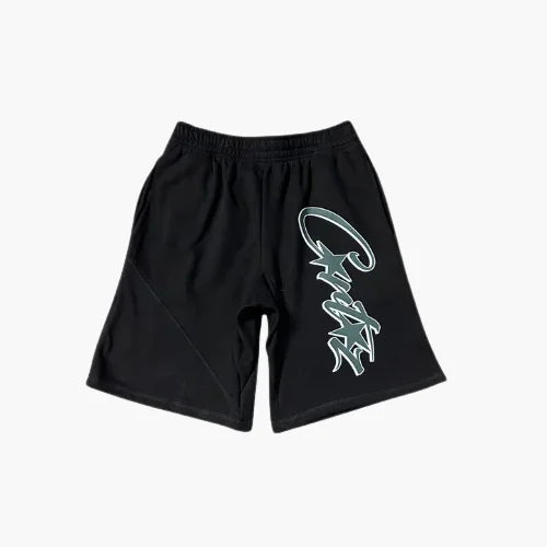 Corteiz Allstarz Shorts Black Green