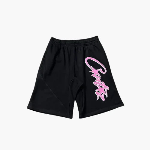 Corteiz Allstarz Shorts Black Pink