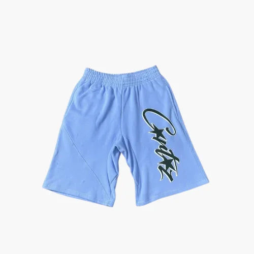 Corteiz Allstarz Shorts Blue Green