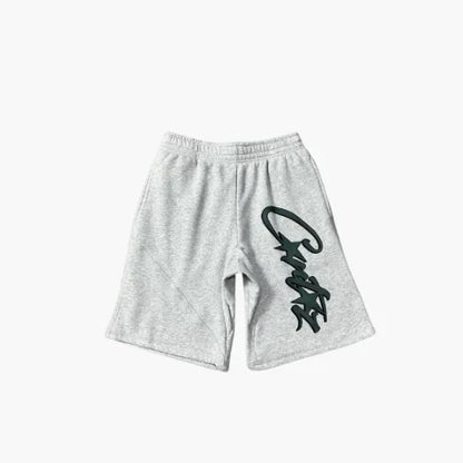 Corteiz Allstarz Shorts Grey Green