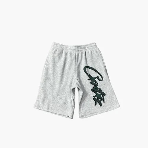 Corteiz Allstarz Shorts Grey Green