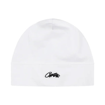 Corteiz Allstarz Skully White Beanie