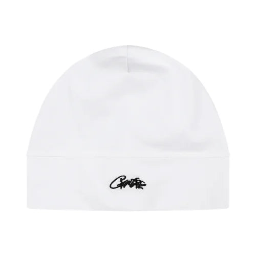 Corteiz Allstarz Skully White Beanie
