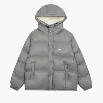Corteiz Bolo V2 Down Jacket Silver