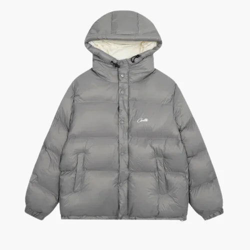 Corteiz Bolo V2 Down Jacket Silver