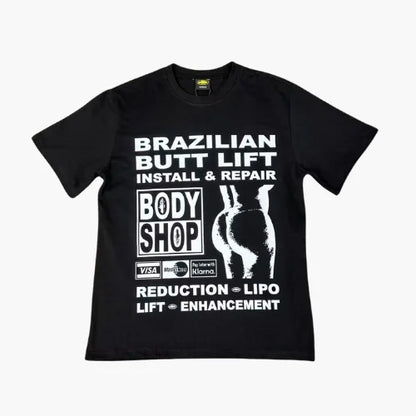 Corteiz Brazilian Butt Lift T Shirt Black