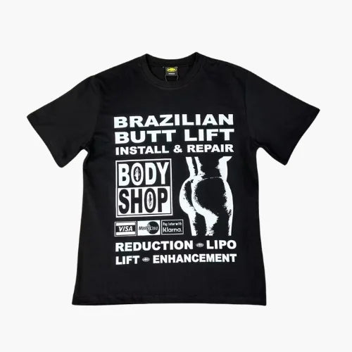 Corteiz Brazilian Butt Lift T Shirt Black