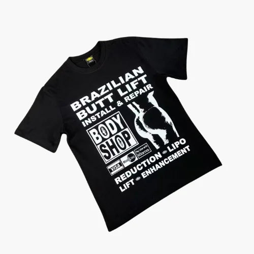Corteiz Brazilian Butt Lift T Shirt Black