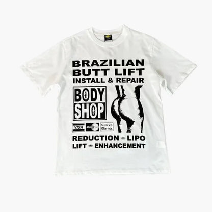 Corteiz Brazilian Butt Lift T Shirt White
