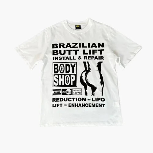 Corteiz Brazilian Butt Lift T Shirt White