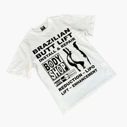 Corteiz Brazilian Butt Lift T Shirt White