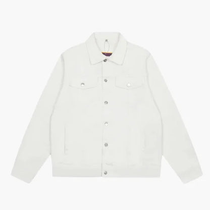 Corteiz C Star White Jeans Jacket