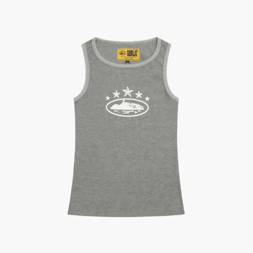 Corteiz CRTZ 5 Starz Alcatraz Tank Top Grey