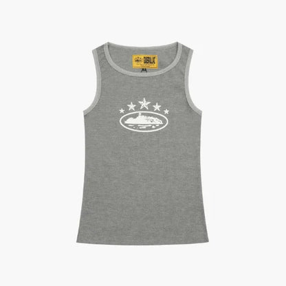 Corteiz CRTZ 5 Starz Alcatraz Tank Top Grey
