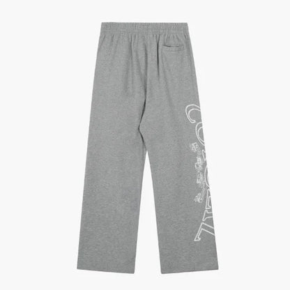 Corteiz Colly Arch Zip Joggers Grey White
