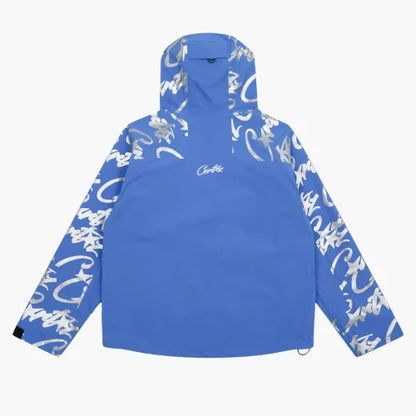 Corteiz Elitework Waterproof Shell Blue Jacket