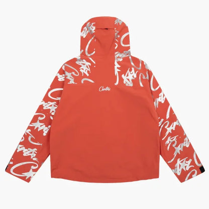 Corteiz Elitework Waterproof Shell Orange Jacket