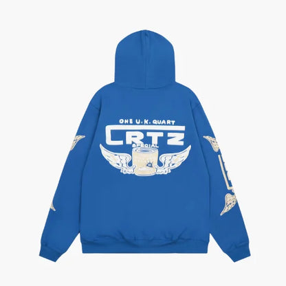Corteiz Gasolina Double Zip Blue Tracksuit