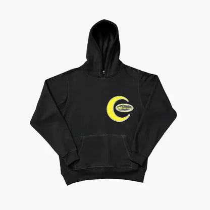 Corteiz Half Moon Black Hoodie