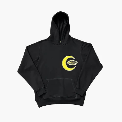 Corteiz Half Moon Black Hoodie