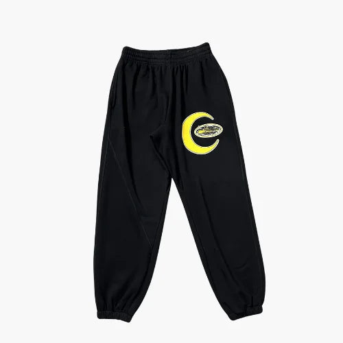 Corteiz Half Moon Black Joggers