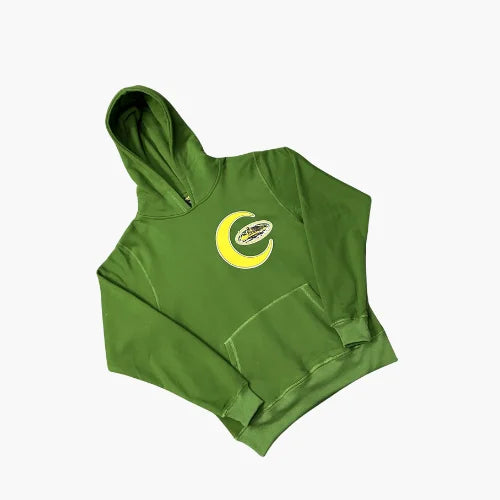 Corteiz Half Moon Green Hoodie