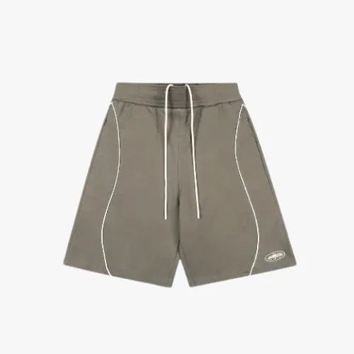 Corteiz Island Pique Short Taupe