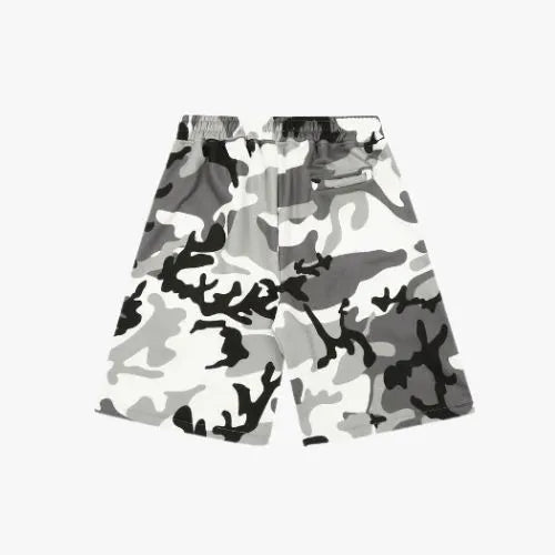 Corteiz Island Puff Print Sweatshort Arctic Camo