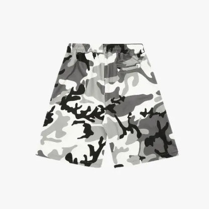Corteiz Island Puff Print Sweatshort Arctic Camo