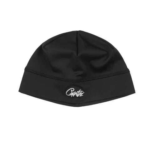 Corteiz Liteworky Skull Black Beanie