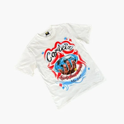 Corteiz Loyalty Power Request T Shirt White