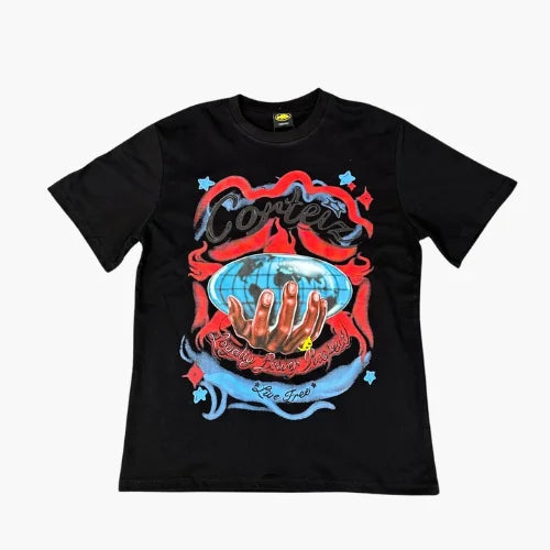 Corteiz Loyalty Power Request T Shirt Black