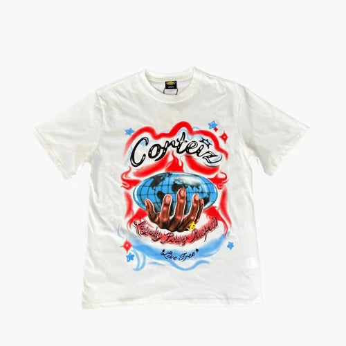 Corteiz Loyalty Power Request T Shirt White