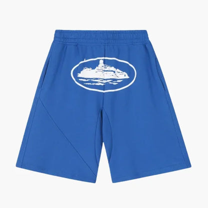 Corteiz Mens Blue Shorts