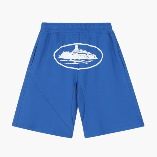 Corteiz Mens Blue Shorts