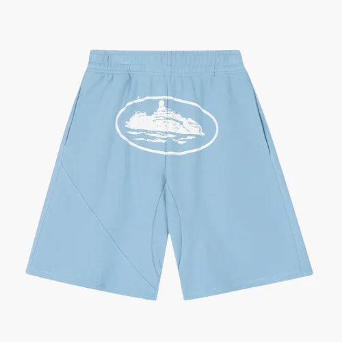 Corteiz Mens Sky Blue Shorts