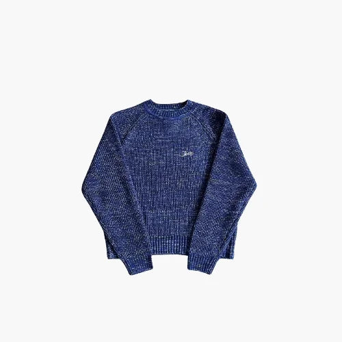 Corteiz Mixed Yarn Allstarz Sweatshirt - Blue