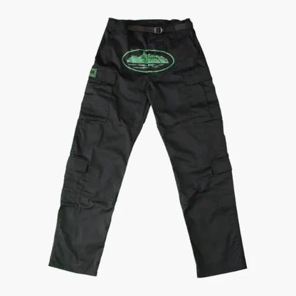 Corteiz Mula Guerillaz Cargos BlackGreen